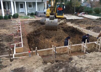 Landscape Design Pool Excavation Huntington Bay New York