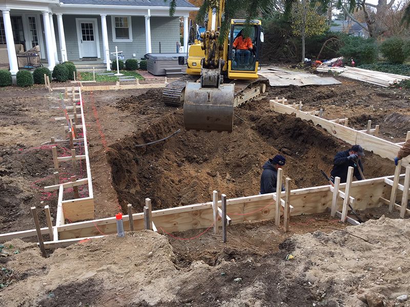 Landscape Design Pool Excavation Huntington Bay New York