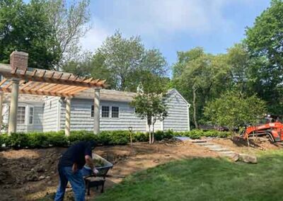 Back Yard Landscaping A Cozy Retreat Work In Progress 3