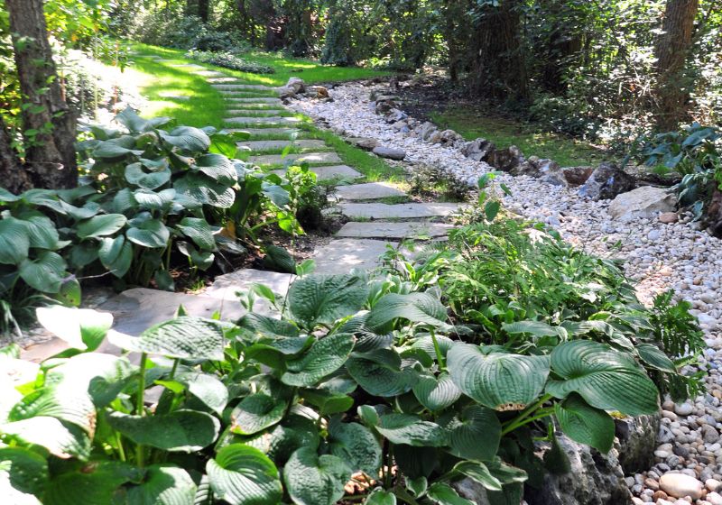 Hick Landscapes Back Yard Design A River Runs Through It