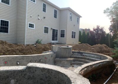 Hick Landscapes Back Yard Landscaping Illuminated Spaces Progress (2)