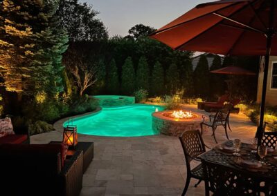 Hick Landscapes Back Yard Landscaping Illuminated Spaces Result
