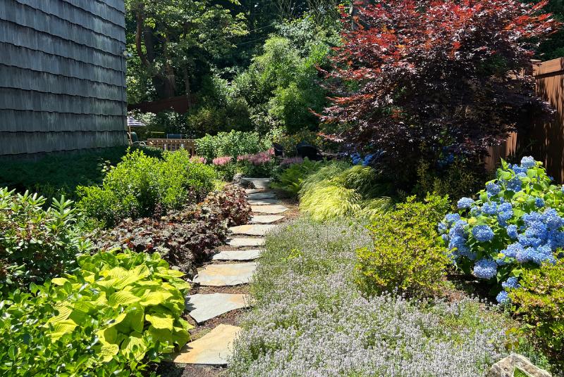 Hicks Landscapes Side Yard Project Story This Side of Paradise